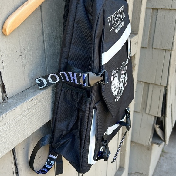 Kuromi Sanrio Super Cute Backpack Back to School Student Rave Punk Goth Chic - Picture 4 of 8